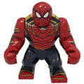 Iron Spider Custom Marvel Superhero Large Minifigure - Minifigure Bricks