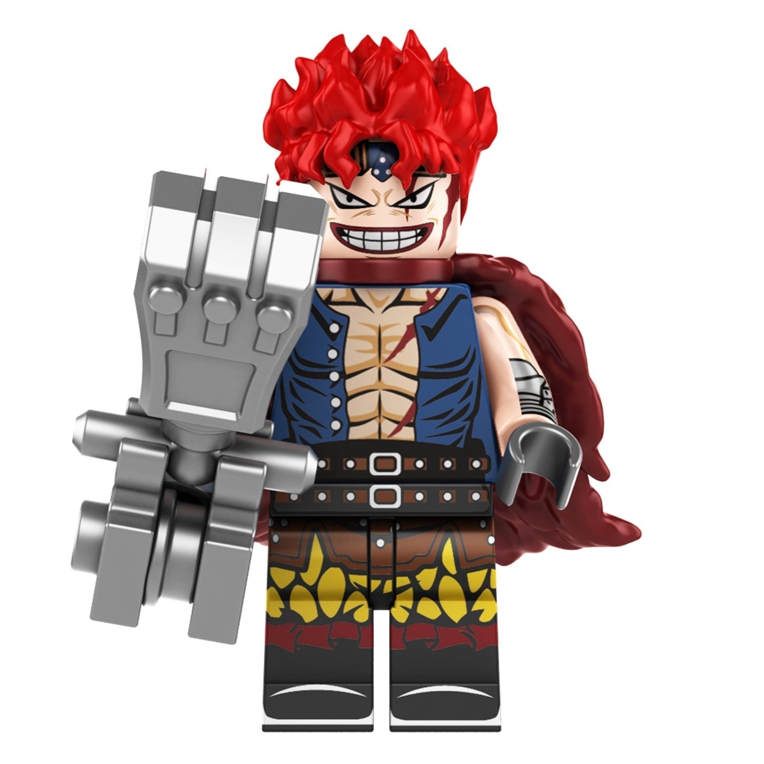 Eustass Kid Custom One Piece Anime Minifigure - Minifigure Bricks