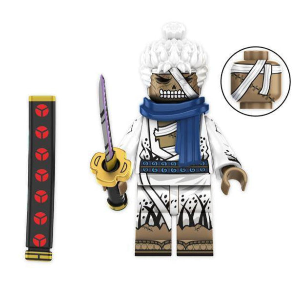 Ryuma Custom One Piece Anime Minifigure - Minifigure Bricks