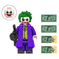 The Joker (The Dark Knight Trilogy) Custom DC Supervillain Minifigure - Minifigure Bricks