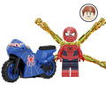 Spider-Man (Raimi) Motorbike Custom Marvel Superhero Minifigure - Minifigure Bricks