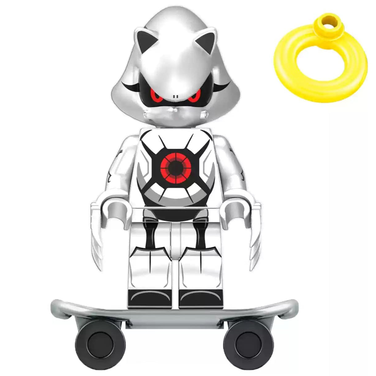 Metal Sonic the Hedgehog Custom Minifigure - Minifigure Bricks