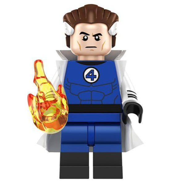 Mr Fantastic (F4) Custom Marvel Superhero Minifigure - Minifigure Bricks