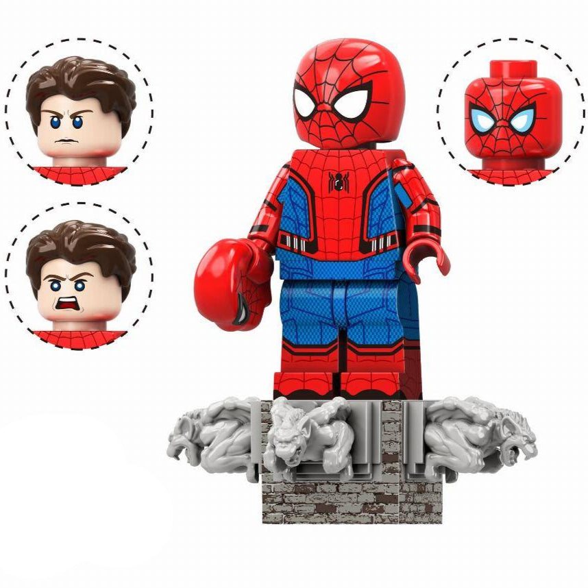Spider-Man (MCU) Custom Marvel Superhero Minifigure - Minifigure Bricks