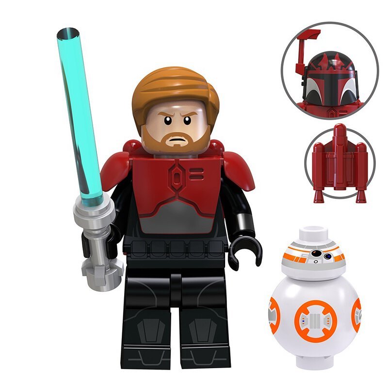 Obi-Wan Kenobi with BB-8 custom Star Wars Minifigure