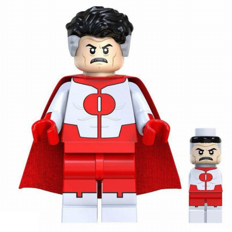 Omni-Man from Invincible Custom Image Universe Superhero Minifigure - Minifigure Bricks