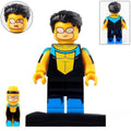 Invincible (Mark Grayson) from Invincible Custom Image Universe Superhero Minifigure - Minifigure Bricks