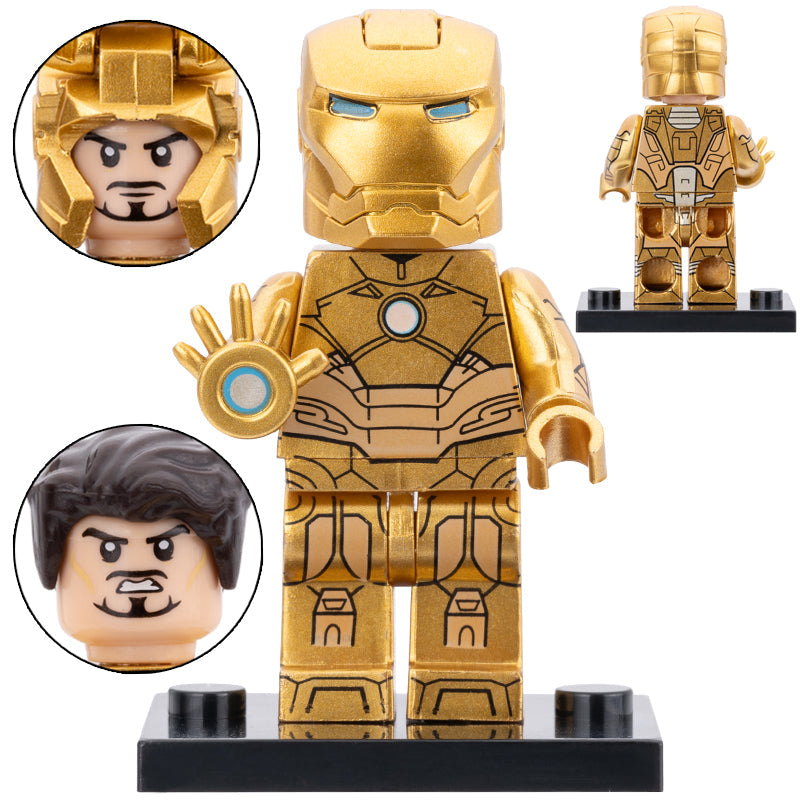 Iron Man Mark 21 (Midas) Custom Marvel Superhero Minifigure - Minifigure Bricks
