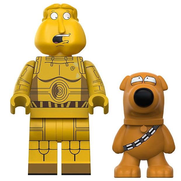 Glenn Quagmire (C-3PO) Custom Family Guy Star Wars Figure