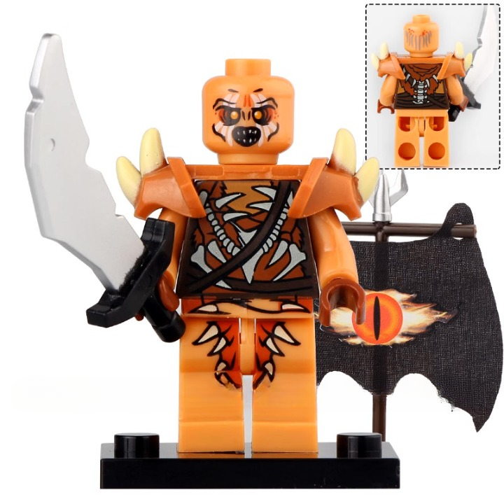 Gundabad Orc Custom Lord of the Rings Minifigure - Minifigure Bricks