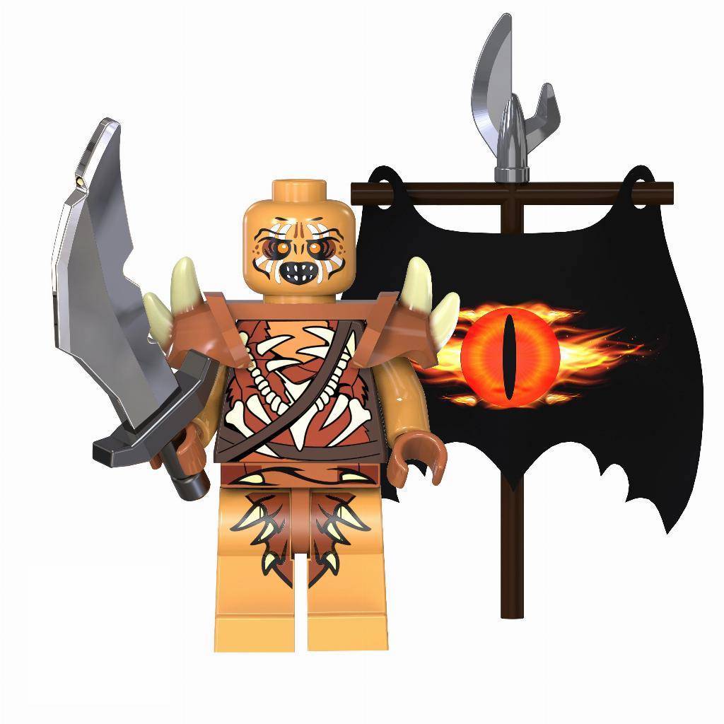 Gundabad Orc Custom Lord of the Rings Minifigure - Minifigure Bricks