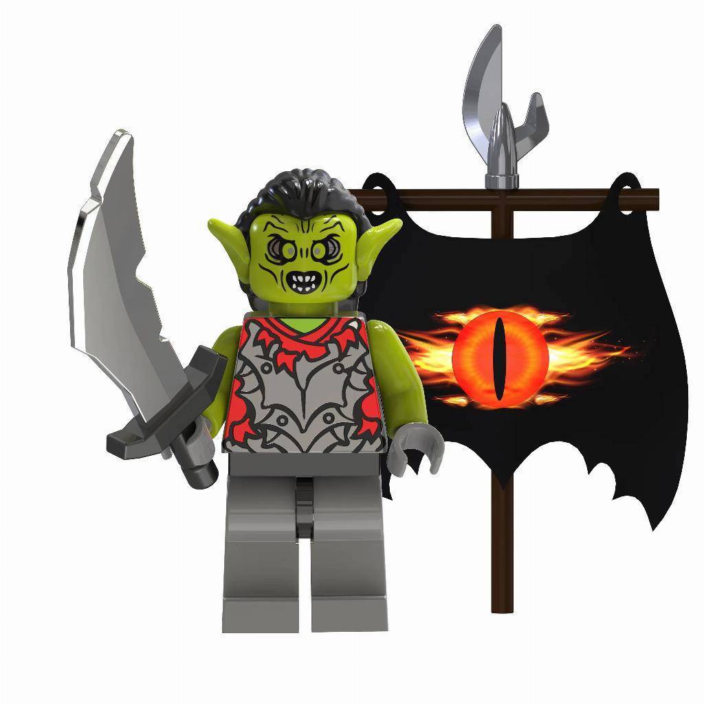 Moria Orc Custom Lord of the Rings Minifigure - Minifigure Bricks