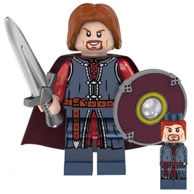 Boromir Lord of the Rings Minifigure - Minifigure Bricks