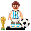 Lionel Messi Argentina Football Player Custom Minifigure - Minifigure Bricks
