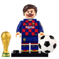 Lionel Messi Barcelona Kit Football Player Custom Minifigure - Minifigure Bricks