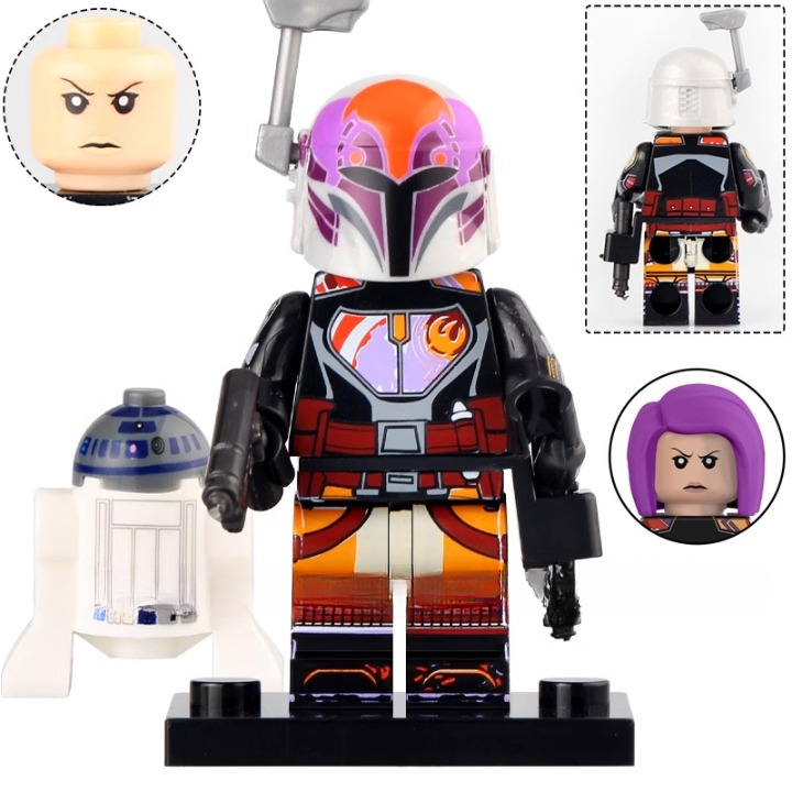 Sabine Wren Custom Star Wars Minifigure - Minifigure Bricks