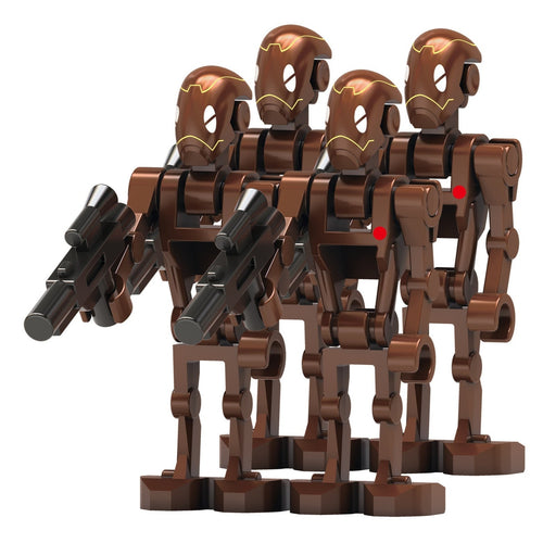 4 x Commando Droid custom Star Wars Minifigure - Minifigure Bricks