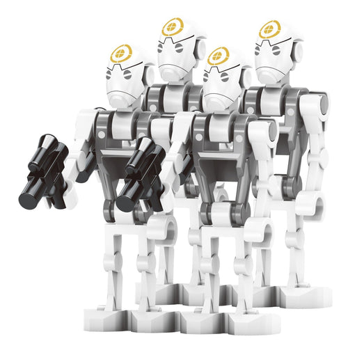 4 x Training Commando Droid custom Star Wars Minifigure - Minifigure Bricks
