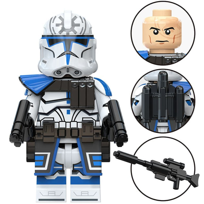 Jesse Clone Trooper Custom Star Wars Minifigure - Minifigure Bricks