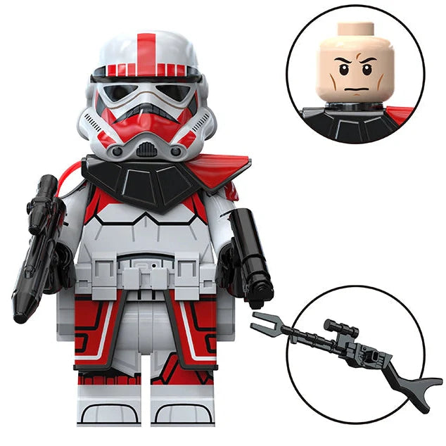 Clone Shock Trooper Custom Star Wars Minifigure - Minifigure Bricks