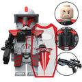 Coruscant Guard Riot Trooper Custom Star Wars Minifigure - Minifigure Bricks