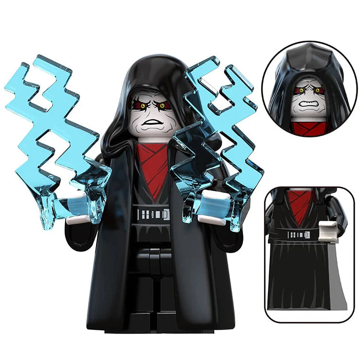 Emperor Palpatine Custom Star Wars Minifigure - Minifigure Bricks