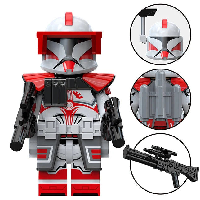 Clone Shock Trooper Custom Star Wars Minifigure - Minifigure Bricks