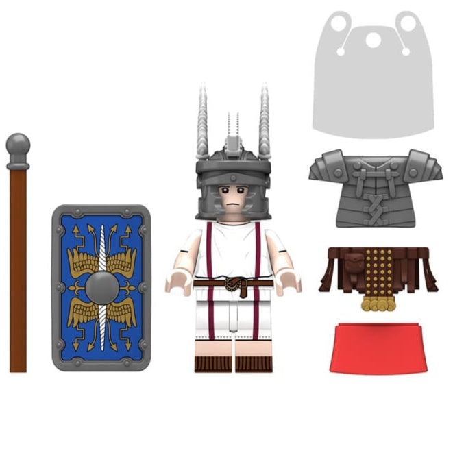 Tesserarius Custom Roman Soldier Minifigure - Minifigure Bricks