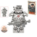 Brotherhood of Steel T-60 Power Armor (Bear Claw) Custom Fallout Minifigure - Minifigure Bricks