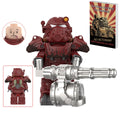 T-60 Power Armor (Hot Rod Flames) Custom Fallout Minifigure - Minifigure Bricks