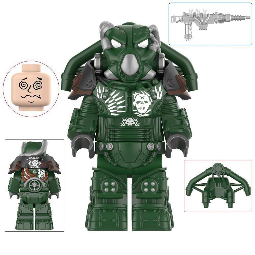 X-01 Power Armor (Gunner Sergeant) Custom Fallout Minifigure