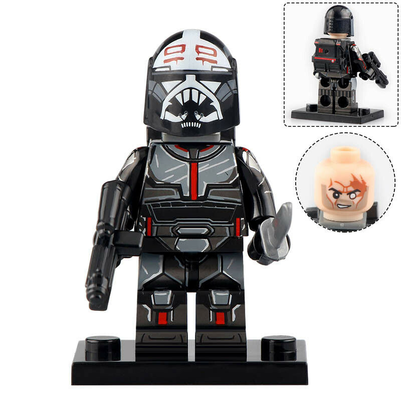 Wrecker Clone Force 99 The Bad Batch custom Star Wars Minifigure - Minifigure Bricks