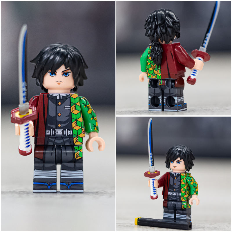 Giyu Tomioka From Demon Slayer Custom Anime Minifigure - Minifigure Bricks