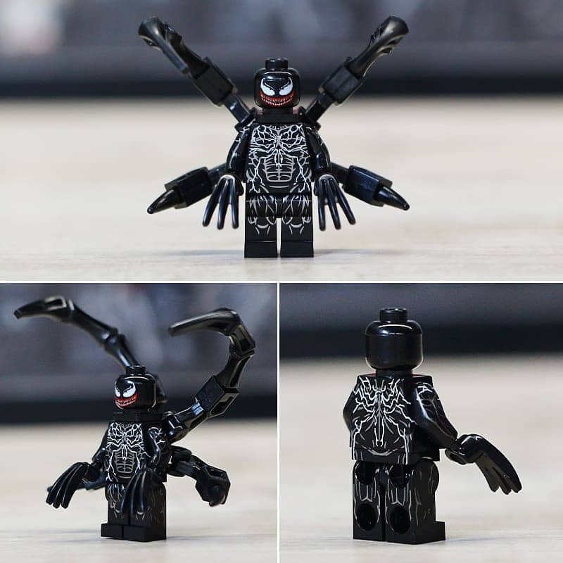 Venom Custom Marvel Superhero Minifigure - Minifigure Bricks