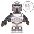 Wolfpack Clone Trooper AT-RT Driver custom Star Wars Minifigure - Minifigure Bricks