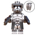 Wolfpack Clone Trooper Commander custom Star Wars Minifigure - Minifigure Bricks