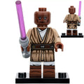 Mace Windu Custom Star Wars Minifigure - Minifigure Bricks