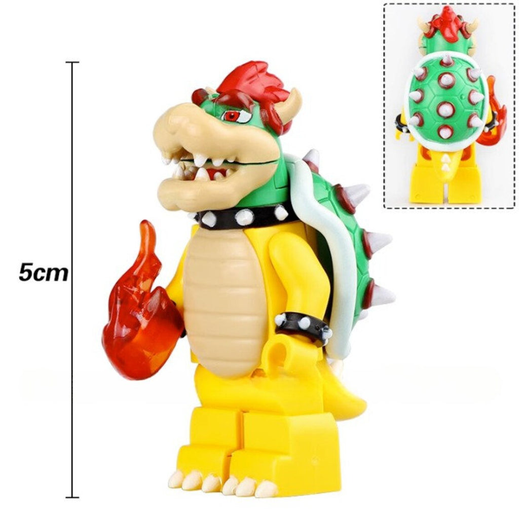 Bowser from Super Mario Minifigure - Minifigure Bricks