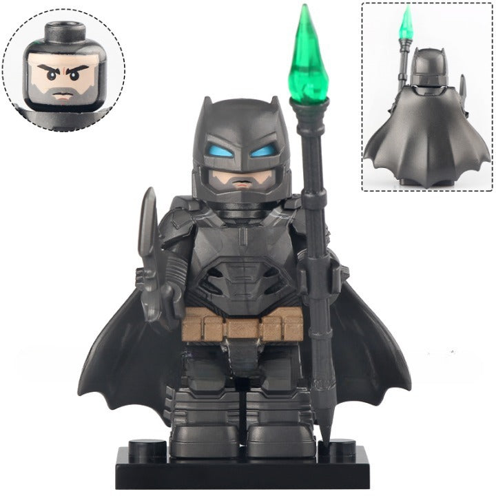 Armored Batman Custom DC Comics Superhero Minifigure - Minifigure Bricks