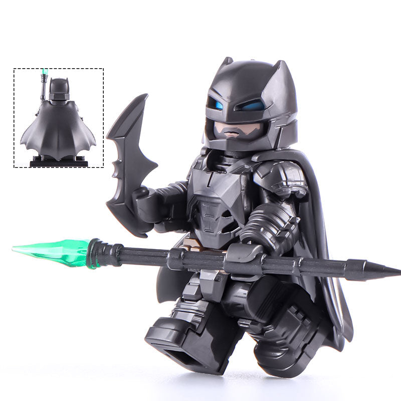Armored Batman Custom DC Comics Superhero Minifigure - Minifigure Bricks