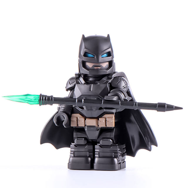 Armored Batman Custom DC Comics Superhero Minifigure - Minifigure Bricks