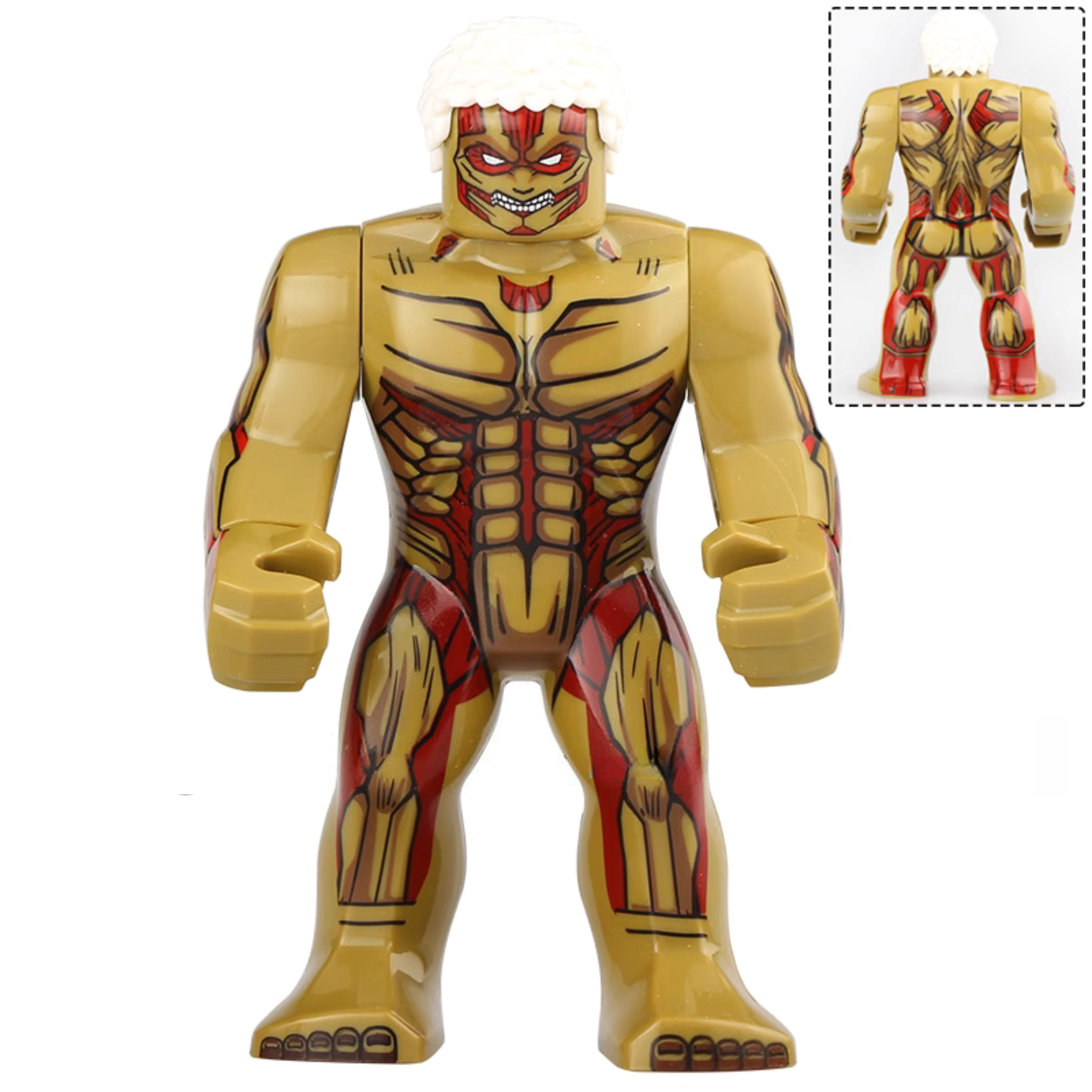 Armored Titan Attack on Titan Custom Anime Large Minifigure - Minifigure Bricks