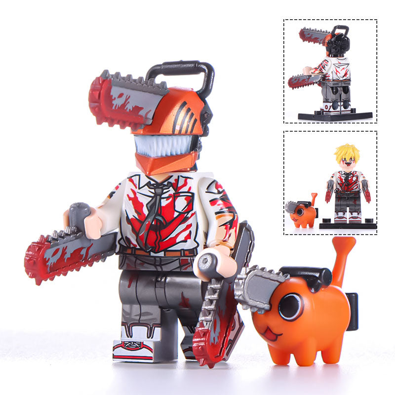 Denji from Chainsaw Man Custom Anime Minifigure