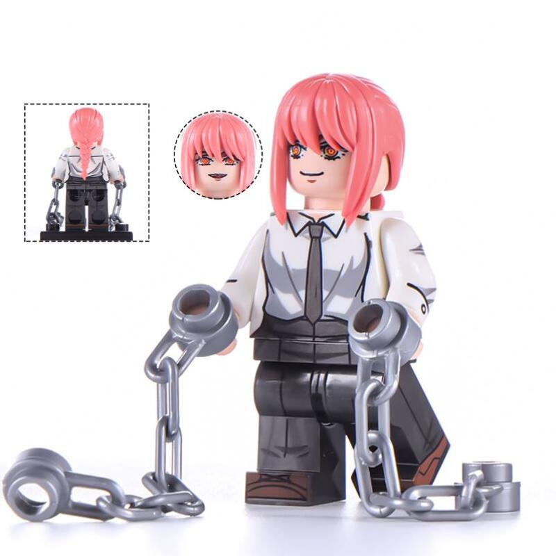 Makima from Chainsaw Man Custom Anime Minifigure - Minifigure Bricks