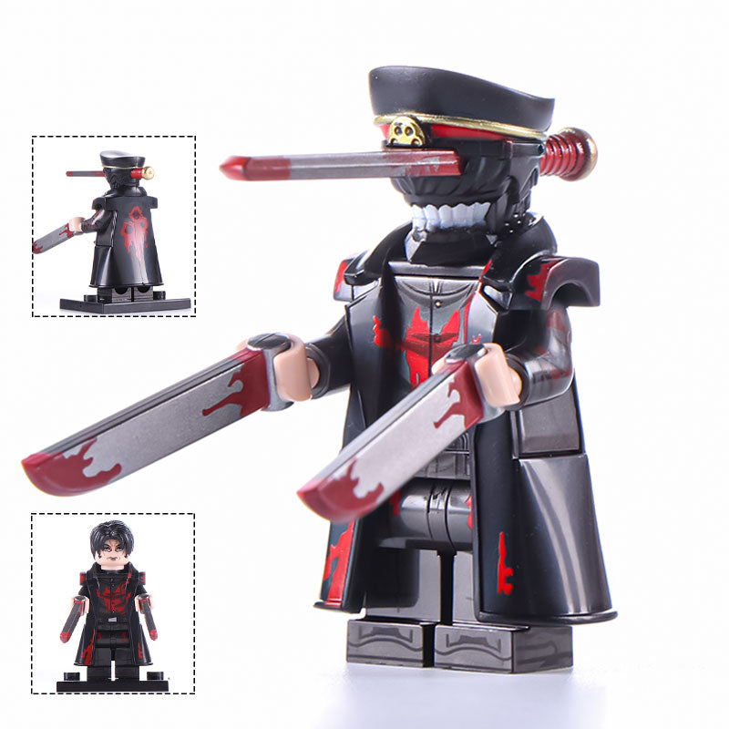 Samurai Sword from Chainsaw Man Custom Anime Minifigure - Minifigure Bricks