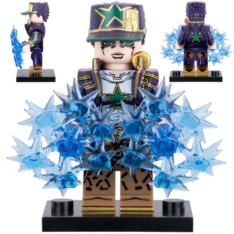 Jotaro Kujo from JoJo's Bizarre Adventure Custom Anime Minifigure - Minifigure Bricks