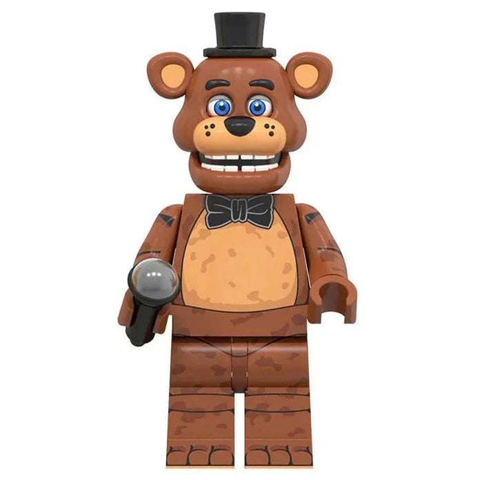 Freddy Fazbear from Five Nights at Freddy's Custom Horror Minifigure - Minifigure Bricks