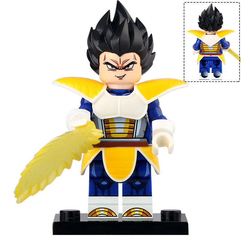 Vegeta from Dragon Ball Z Custom Minifigure - Minifigure Bricks