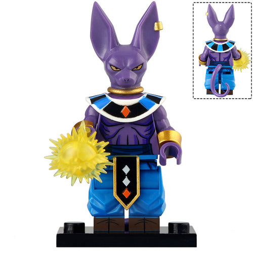 Beerus from Dragon Ball Z Custom Minifigure - Minifigure Bricks