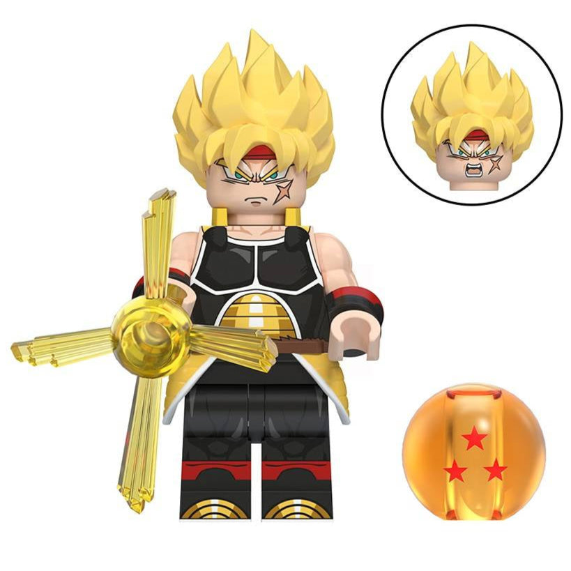 Bardock from Dragon Ball Z Custom Minifigure - Minifigure Bricks